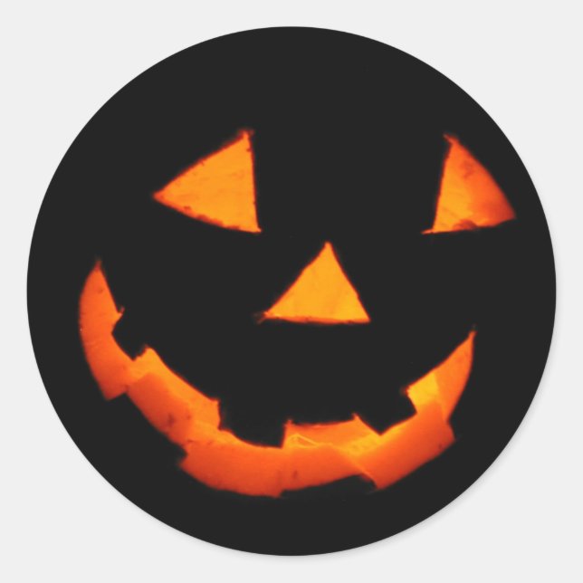 Jack-o'-Lantern stickers (Front)