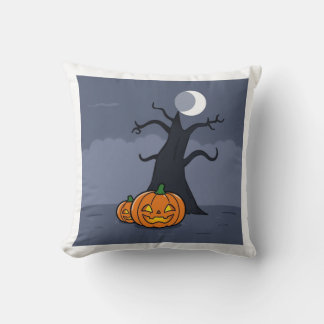Jack-o'-Lantern Throw Pillow