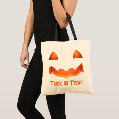 Jack_o_lantern Tote Bag Halloween Pumpkin Bag