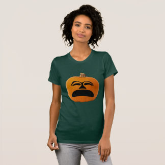 Jack o' Lantern Unhappy Face, Halloween Pumpkin T-Shirt