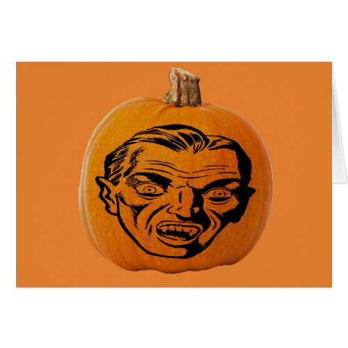 Jack o Lantern Vampire Face Halloween Pumpkin