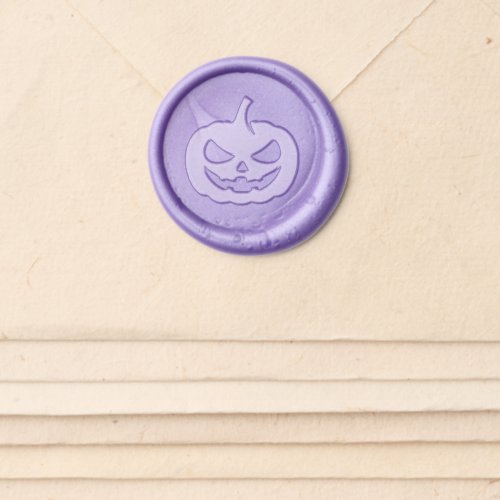 Jack O Lantern Wax Seal Sticker