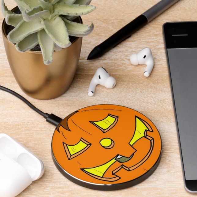 Jack o' Lantern Wireless Charger (Desk 2)