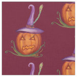 Jack-O-Lantern Witch Hat  Fabric