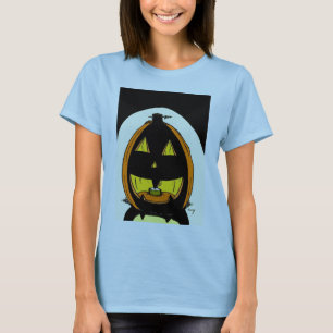 Jack o' Lantern Womens Baby Doll T-Shirt