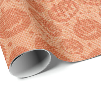 Jack-O-Lantern Wrapping Paper