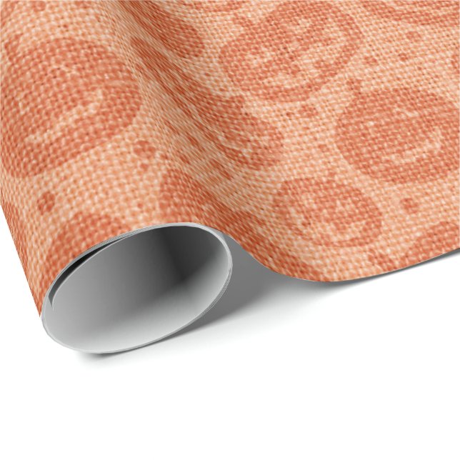 Jack-O-Lantern Wrapping Paper (Roll Corner)