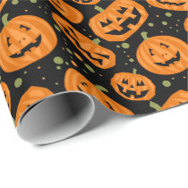 Jack-O-Lantern Wrapping Paper