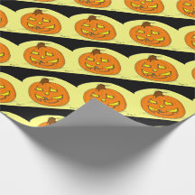 Jack o' Lantern Wrapping Paper