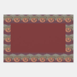 Jack O' Lantern  Wrapping Paper Sheets