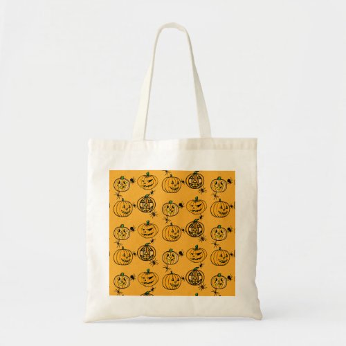 Jack_O_Lanterns and spiders Tote Bag