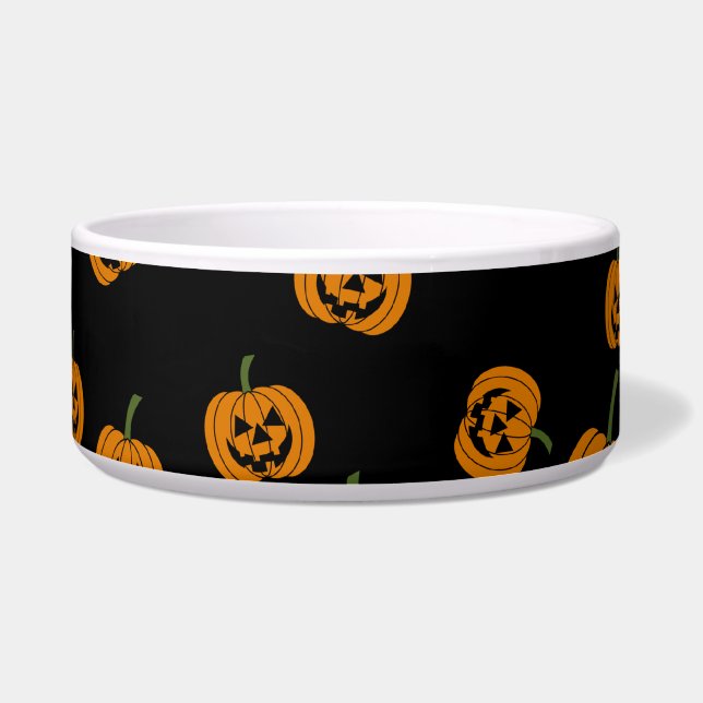 Jack O' Lanterns background Bowl (Front)