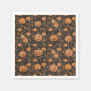Jack-o-Lanterns on the Vine Napkins