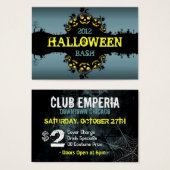 Jack-O-Lanterns Party Promotional Cards (Front & Back)