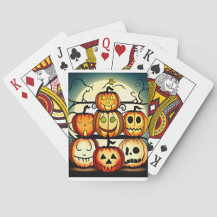 Jack O Lanterns Poker Cards