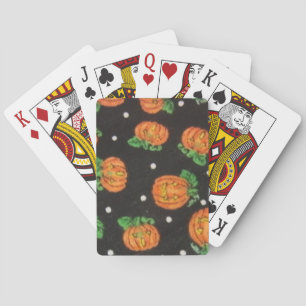 Jack O' Lanterns Poker Cards