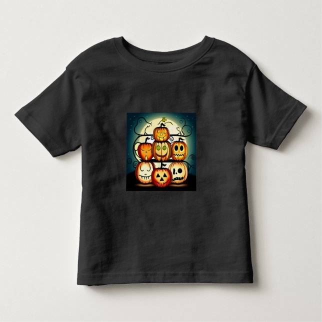 Jack O Lanterns  Toddler T-shirt (Front)
