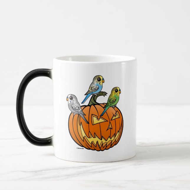 Jack O'Budgies Color Morph Mug (Left)