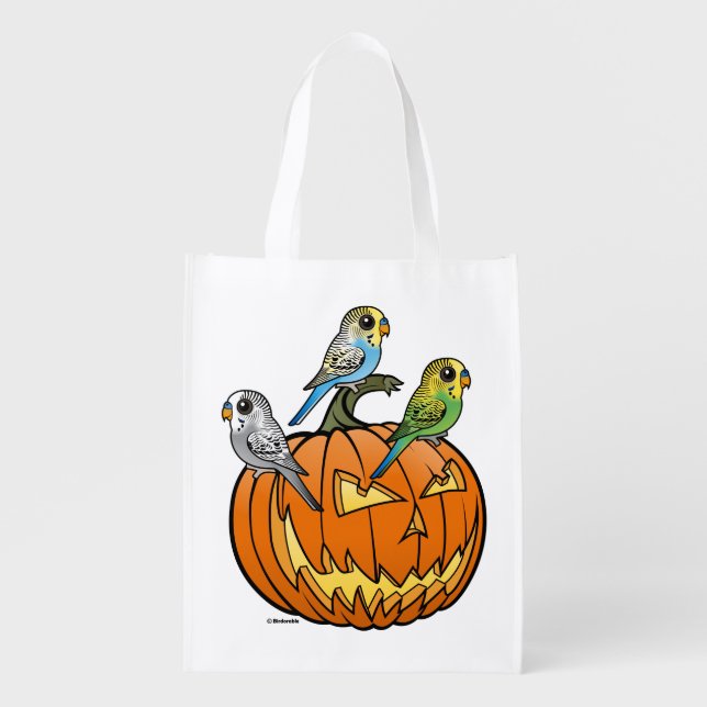 Jack O'Budgies Grocery Bag (Front)