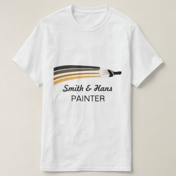 Jack-of-all- Trades Paint Brush House Painter T-shirt by 911business at Zazzle