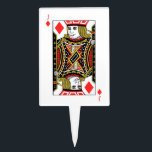 Jack of Diamonds Cake Topper<br><div class="desc">Search "wowsmiley" for more products like this one.</div>