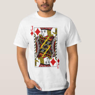 Jack Of Diamonds Playing Card T-Shirt