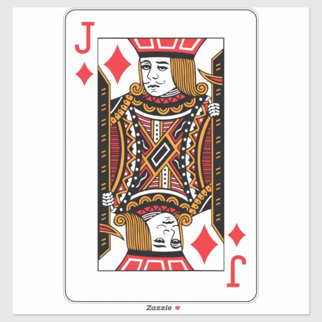 Jack of Diamonds Sticker (Sheet)