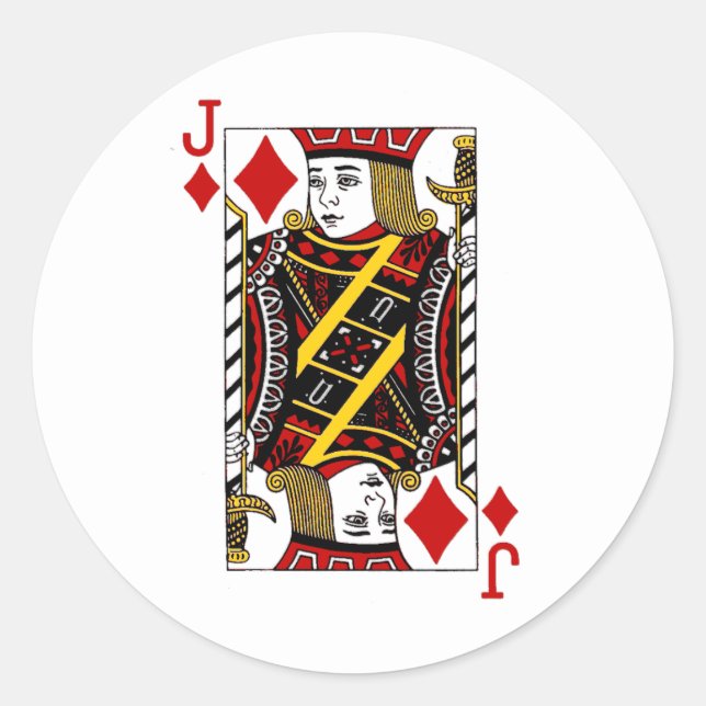 Jack of Diamonds stickers (Front)