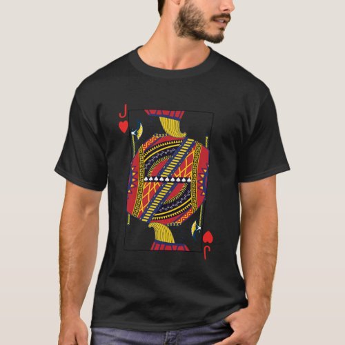 Jack of Hearts Poker Card Playing Card Blackjack C T-Shirt