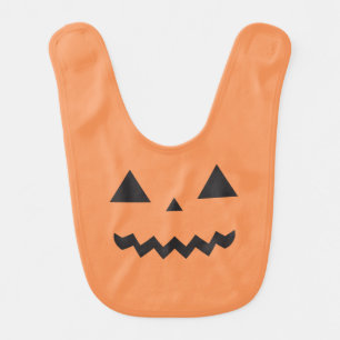 Jack O'Lantern Baby Bib