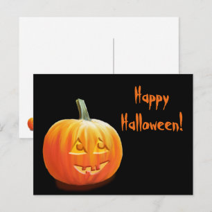 Jack O'Lantern Halloween Postcard