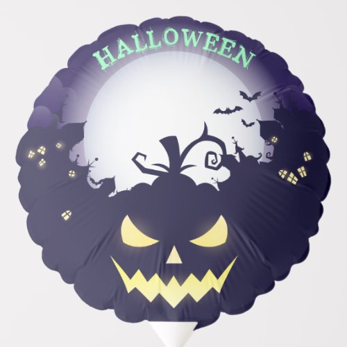 Jack OLantern HALLOWEEN Spooky Haunted House Balloon