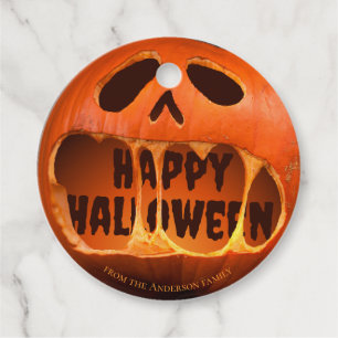 Jack o'lantern pumpkin Halloween gift decoration Favor Tags
