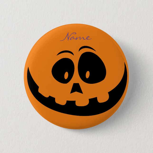 Jack O'lantern Smile Thunder_Cove Button (Front)