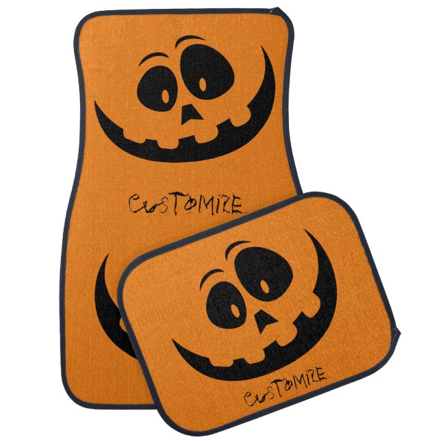 Jack O'lantern Smile Thunder_Cove Car Floor Mat (Set)