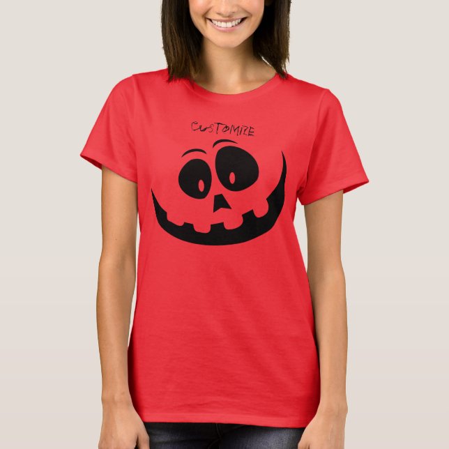 Jack O'lantern Smile Thunder_Cove  T-Shirt (Front)