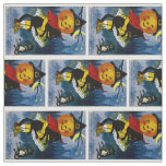 Jack o'Lantern Witch Fabric