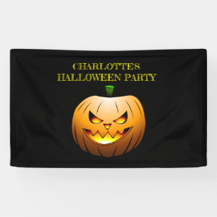 Jack O'lanterns Halloween Night Banner