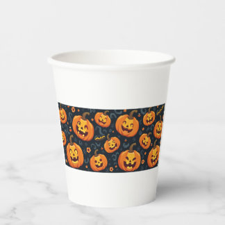 jack o'lantern's kiss paper cups