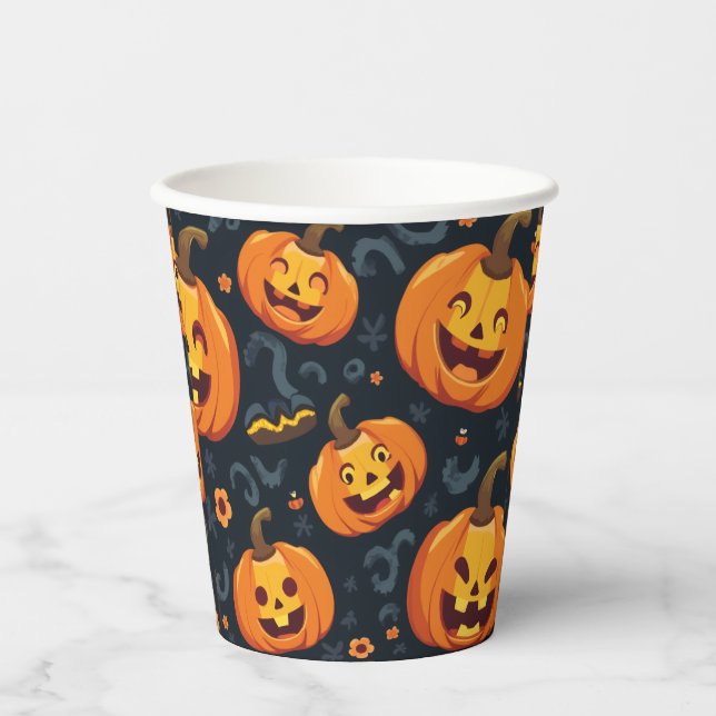  jack o'lantern's kiss paper cups (Front)