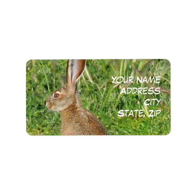 Jack Rabbit Address Labels (Front)
