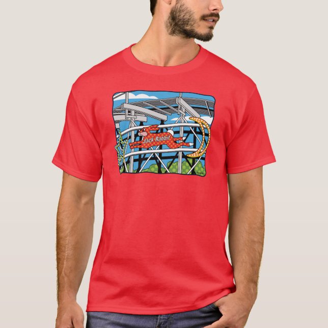 Jack Rabbit Roller Coaster T-Shirt (Front)