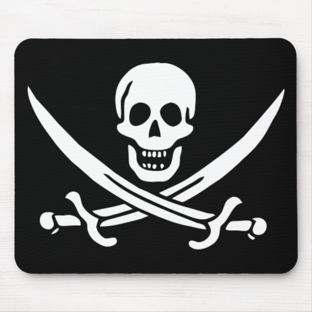 JAck Rackam Pirate Flag Mouse Pad (Front)