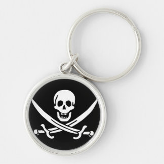 Jack Rackham; Jolly Roger Flag; Pirate Keychain
