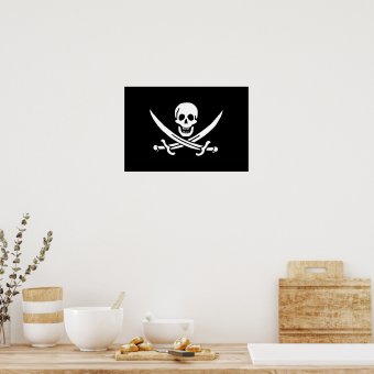 Bandera Pirata De Jack Rackham De Poliéster De 3 X 5 Pies Co | Envío gratis