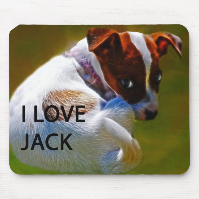 Jack Rusell Puppy Mouse Pad (Front)