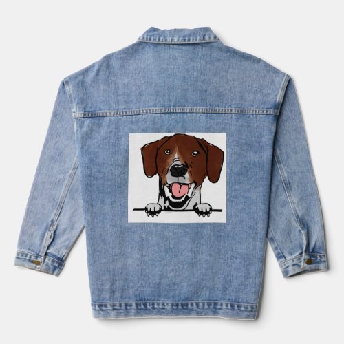 Jack russel terrier  denim jacket