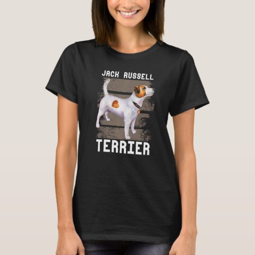 Jack Russel Terrier Owner Heart Dogs  Dog Breed Fa T_Shirt