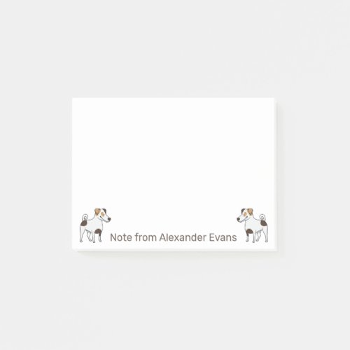 Jack Russel Terrier Post_it Notes