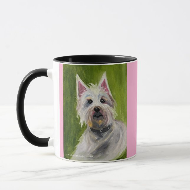 Jack Russel | Two-Tone Mug, 15 oz Mug (Left)